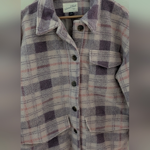 Univeral Thread Women's Plaid Shacket, Sz M - Picture 8 of 9